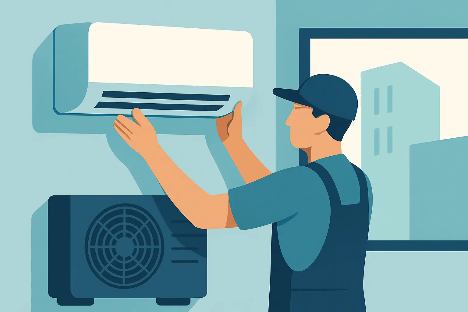 Bevėjis kondicionierius su montavimu: ką rinktis