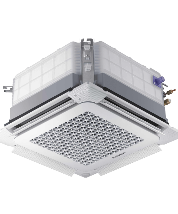 SAMSUNG BEVĖJĖS MULTI-SPLIT MINI 4-KRYPTĖS 5.2/5.6KW KASETĖS VIDINIS BLOKAS; KOMPLEKTUOJAMAS SU APDAILA IR DISTANCINIU PULTELIU