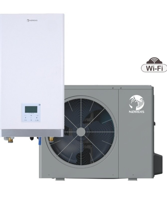 Šilumos siurblys oras/vanduo Nordis Optimus Pro Split HOP8W / HOP100WIDU 8,3/8,4kW