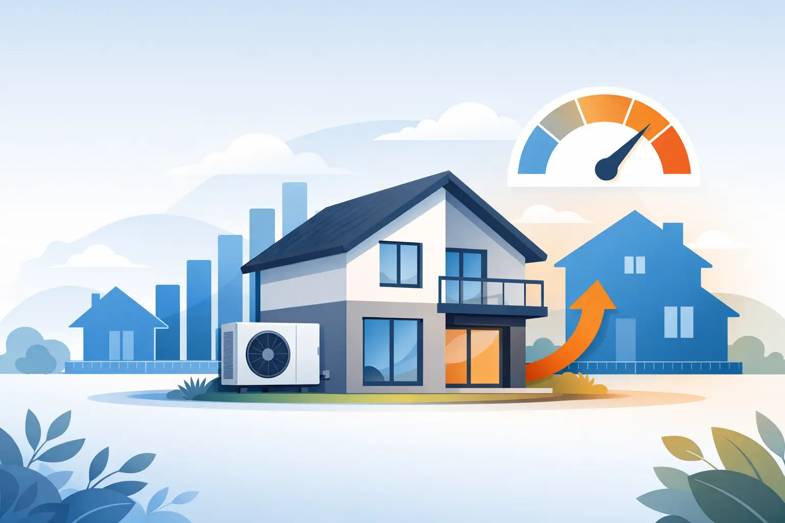 Kokia šilumos siurblio galia pagal plotą?