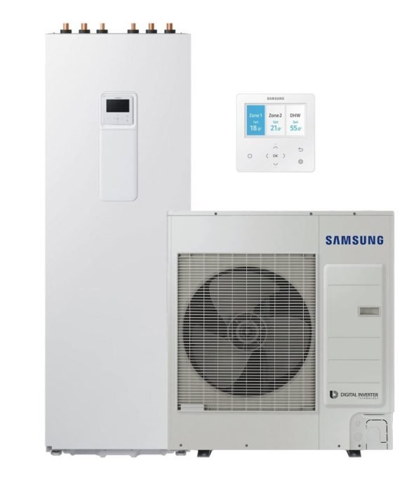 Samsung oras-vanduo ClimateHub MONO 8 kW trifazis su 260L boileriu