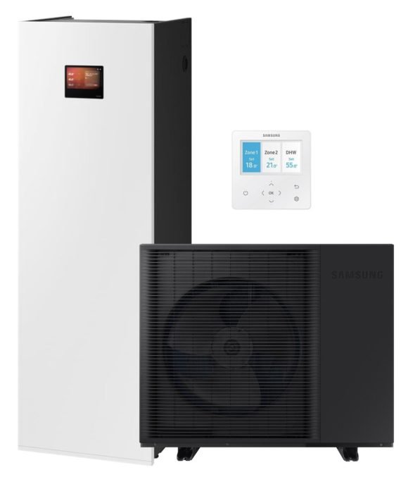 Samsung oras-vanduo ClimateHub MONO AI R290 8 kW vienfazis su 200L boileriu