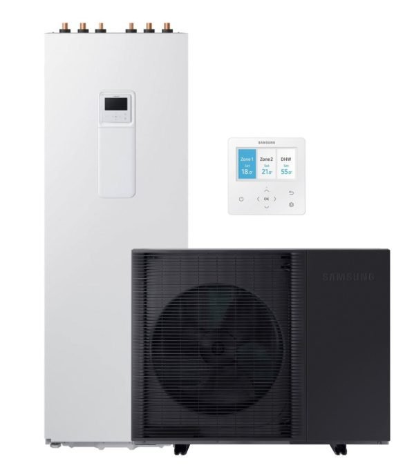 Samsung oras-vanduo ClimateHub MONO Quiet 12 kW su 260L boileriu